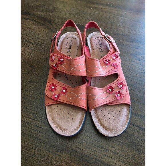 Leather Spring Step Women's Ceri Flat Sandal made in Italy size 7.5 - Picture 6 of 16